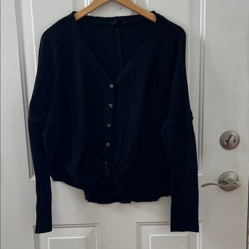 Urban Outfitters Black Knit Cardigan